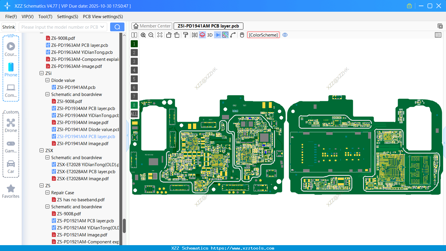 VIVO Z5I-PD1941AM PCB Layer